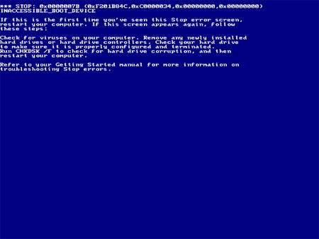 Computer Repair and laptop Repair - Blue Screen of Death
