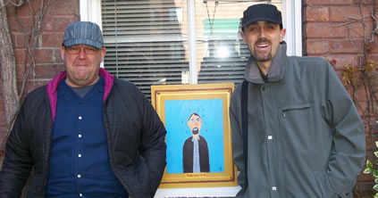 Michael Brown (Max db Art Owner) & Igor Rosic (Torontonian Entrepreneur and Writer) Michael Brown (Max db Art Owner) & Igor Rosic (Torontonian Entrepreneur and Writer)
